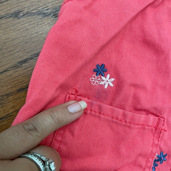 Oshkosh Floral Short Overalls size 18m - Picture 5 of 6